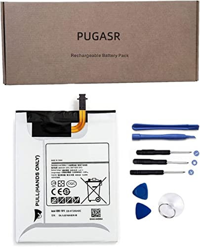 PUGASR EB-BT280ABE EB-BT280ABA Tablet Akku Replacement für Samsung Galaxy Tab A 7.0 inch SM-T280 SM-T285 SM-T285YD SM-T285M SM-T287 3.8V 15.2Wh 4000mAh Tools