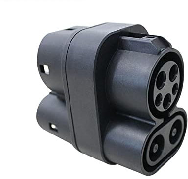 LXSWY Adapter für Elektrofahrzeuge 150KW CCS Adapter for CCS1 zu CCS2 ev Ladestecker for Aufladen von Elektrofahrzeugen