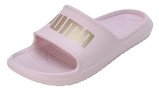 PUMA Divecat v2 Lite, Slide Sandal Unisex-Adulto, Chalk Pink Team Gold, 43 EU