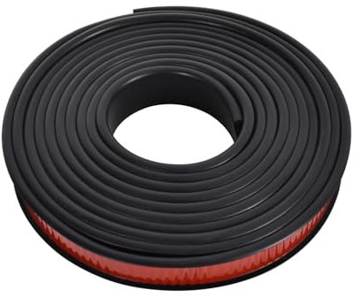 U-Form Selbstklebend Möbelkantenband 22 mm Flexible Kantenumleimer Schwarz TPE Faltbarer Kantenschutz Umleimer Furnierklebeband für Möbel Tische Bettkanten Nachttische Wand Ecken Esstische Kommoden