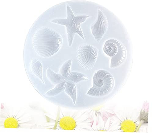 STOBOK Gießform Beton Giess Form Beton Muscheln Silikonform Fische Ammonite Gussform Gipsformen Zum Gießen Silikonform Schnecke Schalenharzformen Gießform Fisch Groß Ozean Epoxidharz