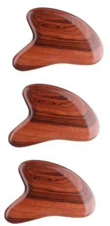Healvian 3 Stück Schabebrett Massagezubehör Jade Gesichtsmassagegerät Massagerolle Gua Sha Werkzeug Gesichtswerkzeug Körpermassagegerät Kopfhautrolle Gesichtsmassage Werkzeuge