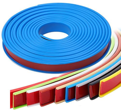 BLUEZY U-Shape Furniture Edge Banding, 5M TPE Self Adhesive Furniture Edging Tape, edge banding for Plywood Cabinet Repair Furniture Restoratio H,22mm