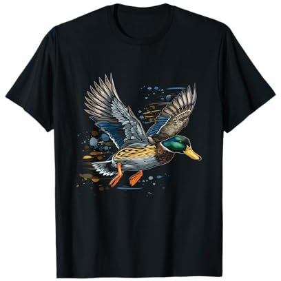 Ente Entenjagd Wasservögel Stockente Jäger T-Shirt
