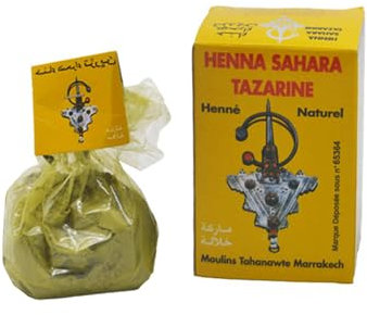 Henna Sahara Tazarine - Lawsonia Inermis - natürlich und rein 100 % natürliche Haarfarbe für Haar und Körper