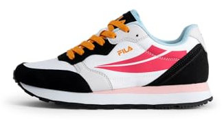 FILA Damen HYPERT wmn Sneaker, Black-White-Azalea, 37 EU