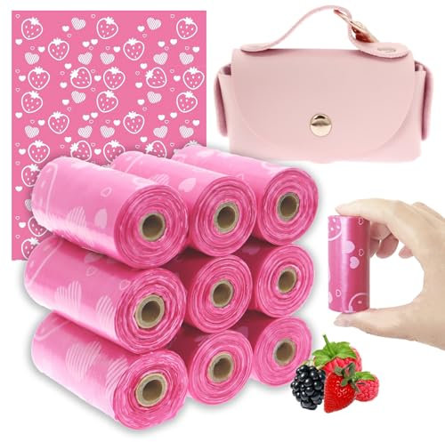 Eyryfui Damenbinden-Entsorgungsbeutel mit Spender, Damenhygiene-Entsorgungsbeutel für Tampons, Müllbeutel, Körperpflege, Hygienebeutel für Damen, Privatsphäre, Handhabung (Rosa)