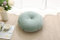 MolynnChic Coussin de sol rond de méditation pour adultes, coussin de sol épais en velours épais pour yoga, salon, balcon, tatami extérieur, 45,7 cm (vert)