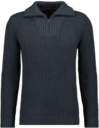 RAGMAN Herren Troyer Strickpullover Asphalt-018, M