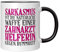 Zahnarzthelferin Tasse Sarkasmus Zahnmedizinische Fachangestellte ZFA Kaffeetasse Kaffeebecher Becher Geschenk Geschenkidee (Weiß-Schwarz)