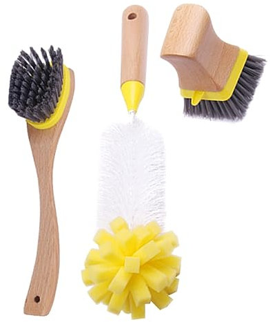 Ipetboom Kitchen Cleaning Brush Dish Brush Sponge Scrub Heavy Duty Scrub Sponge for Washing up