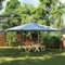 Carpa Profesional para Celebraciones Verde 90 g/m² 4x4 m, Xichuzi Carpa Playa, Cenador, Toldos Playa, Pergola Playa, Toldo Exterior, Pergolas De Jardin - 48513