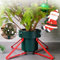 Vero Supporto per Albero di Natale, Supporto per Albero di Natale Decorativo Durevole e Robusto con Serbatoio dell'Acqua, può Contenere Fino a 2,0 m di Altezza con Un Diametro del Tronco di 5-10 cm