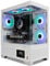 ionz Gaming PC - Desktop Computer, Ryzen 7 5700X, Radeon RX 7600 XT, 16GB RAM, 1TB NVMe SSD, 240mm AIO, LED display, Windows 11, 600W 80+ PSU, USB WiFi, Aether Vision, White