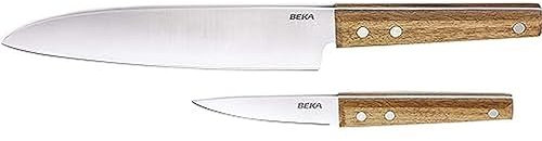 Beka 13970944 Nomad Messerset Kochmesser und Gemüsemesser, Edelstahl
