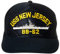 Artisan Owl United States Navy USS New Jersey BB-62 Iowa-Klasse Battleship Emblem Patch Hat - Verstellbare Baseballkappe (Marineblau), Marineblau, Einheitsgröße