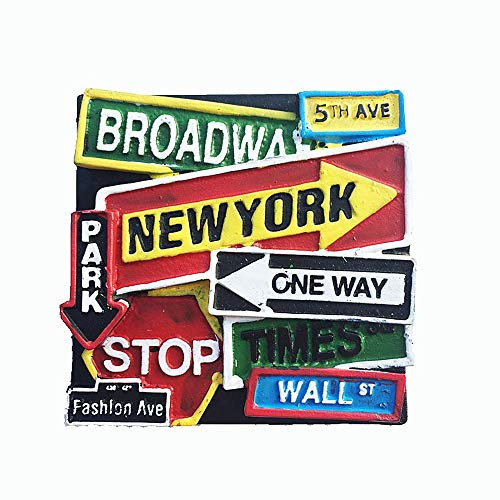 New York USA Kühlschrankmagnet, Souvenir-Kollektion, Heim- und Küchendekoration, magnetischer Aufkleber, New York America Kühlschrankmagnet