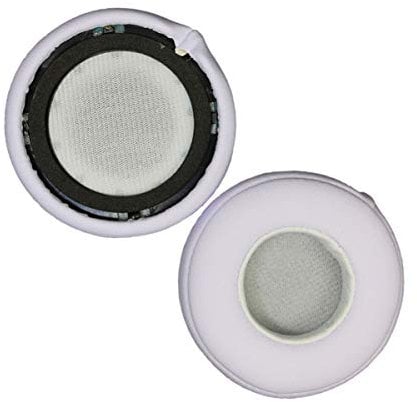 Solustre Replacement Ear Pads Cushion for Monster Beats Mixr Headphones - White