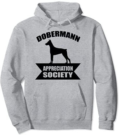Dobermann Hund Pullover Hoodie