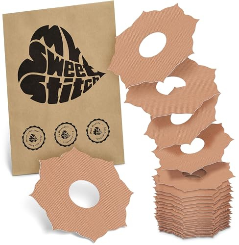 MySweetStitch 25 Ringpatches für FreeStyle Libre 3/3 Plus Mandala Beige | Stabilisiert ablösende Ränder, Mitte bleibt frei, wasserfest und flexibel, bis zu 15 Tage Halt