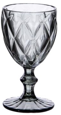 Trend'up - Boite de 6 verres à pied 25 cl diamond gris