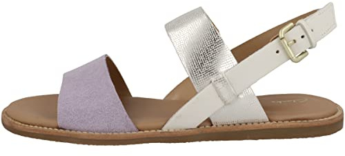 Clarks Sandalias Karsea Strap para mujer, Lila Combi, 39 EU