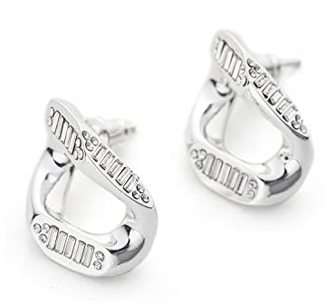 C.Paravano Ohrringe Creolen Silber 925 mit Kristall | Klein Silber Creolen | Hypoallergen Ohrringe | Schmuck Geschenke für Frauen