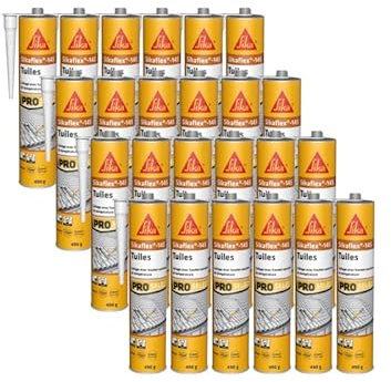 Lot de 24 colles souple SIKA pour tuiles Sikaflex 145-490g