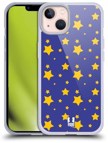 Head Case Designs Cielo di Mezzanotte Pattern di Stelle Custodia in Gel [Protezione di Grado Militare] Compatibile con Apple iPhone 13 E Compatibile con MagSafe