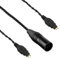 Toxaoii Cordon de rechange XLR équilibré à 4 broches, compatible avec Sennheiser HD6XX HD660s HD650 HD600 HD535 HD545 HD565 HD580 HD58X (1,8 m)