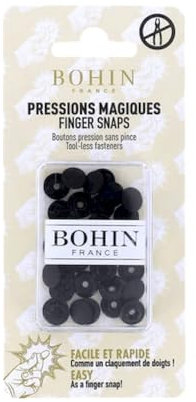Pressions magiques - Boîte de 8 Boutons pression sans pince 9 mm - Bohin