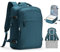 livbote Zaino da Viaggio 40x30x20 Vueling Zaini Impermeabile Aereo Ryanair 40x20x30 Wizzair Zaino per Bagaglio sotto sedile - Blu Pavone