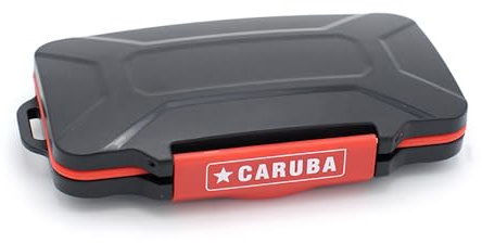 Caruba Multi Card Case MCC-8 + USB 3.0 Card Reader - Solution de Stockage sécurisé pour Les Cartes mémoire | Transfert de fichiers Rapide | 10x SD Cards | 16X Micro SD Cards
