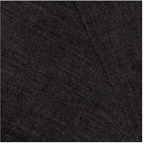 NIANTONG Gewaschener Denim Jeansstoff Meterware 150cm Breiter Leichter Kleidungsstoff aus 100% Baumwolle für Kleidung, Nähen Von Bastelarbeiten, Nicht Dehnbar(Color:schwarz)