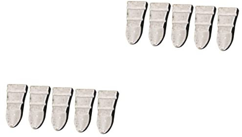 Milisten Utensili 10 Pezzi cuneo a martello forniture di acciaio fissatori di manici a martello connettore del manico dell'ascia cunei d'ascia per giardino Metallo Accessori ab colla