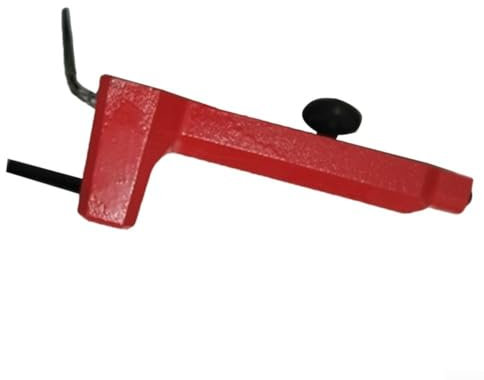 Werkzeugablage für Holzbearbeitung, Drehmaschine, Halterung, Zubehör, 16 mm, Gusseisen, Werkzeugablage (rot)