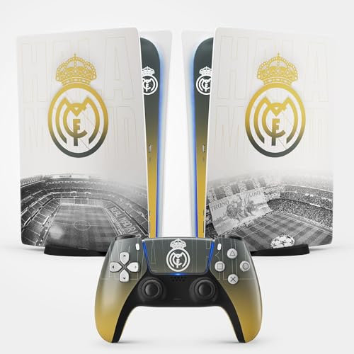 FFrame Sticker PS5 Real, Sticker Playstation 5 Foot, consola y mando Edición Estándar Digital, Skin Madrid PS5 (1 mando)