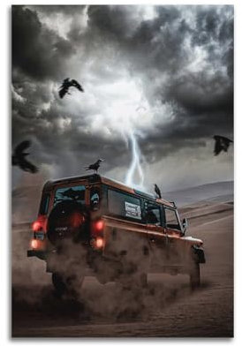 GLMHOK Offload SUV Poster Defender A110, klassisches Hardcore, SUV, Auto, dekorative Malerei, Leinwand, Poster, 30 x 45 cm