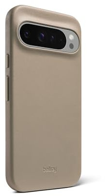 Bellroy Lederhülle für Pixel 9 Pro XL – (Leder Handyhülle Google)- SimplyTaupe