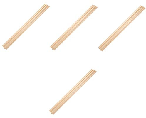 HOMSFOU 4 Set Di Modanature Per Finestre in Legno Modanature Per Finestre Modanature Decorative in Legno 10 Pezzi*4