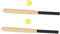 TOYANDONA 2 Sätze Baseballschläger Baseballs aus Schaumstoff interaktives Kinderspielzeug für Teenager Trainingsschläger für draußen Tragbarer Baseball-Trainingsstock Eva
