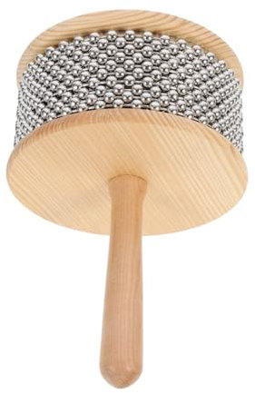 Toyvian Holzgriff Metall-cabasa Percussion Junge Mädchen Musikinstrument Lernspielzeug Für Junge Mädchen Helles Klangspielzeug Zur Koordination Und Spielerischer Musikspaß