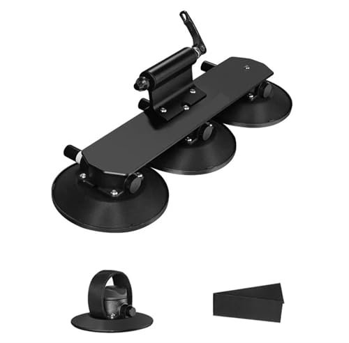 ZWCSHUU Fahrradträger mit Vakuumsauger fürs Dach, fürs Auto, Mountainbike, Fahrradträger, Saugnapf, Autodach, Rennrad, Mountainbike, Universalhalter Fahrrad Vorderradgabel(Black for 1 Bike)