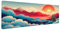 Mauspad Karikatur Schreibtischunterlage Landschaft Mousepad XXL 1500x800mm Mauspad Gaming Groß Desk Mat PC Zubehör Schreibtisch Deko Maus Pad Wasserdicht Rutschfeste Gummibasis Schreibtisch Schutz R-6