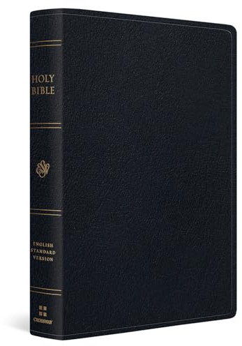 ESV Giant Print Bible, Red Letter (Genuine Leather, Black)