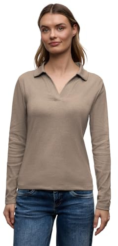 Street One Poloshirt Light Terra Mocha Mel. 36