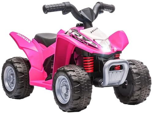 Fasba Kids Electric Quad Bike, 6V ATV Ride On for Ages 1.5-3 Years, Pink