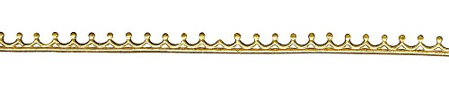 Rayher Wachs-Borte, gold, Länge 19 cm, Breite ca. 7 mm, Btl. 2 Stück, Verzierwachs, Wachs zum Kerzen verzieren, Kerzenwachs, für Kommunionkerzen, Hochzeitskerzen, 3109706