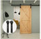 LWZH 9.6FT/291cm Kit de Quincaillerie pour Porte de Grange Coulissante Rail de Porte de Placard Intérieur Coulissant I-Forme
