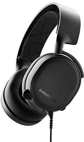 SteelSeries Arctis 3 - All-Platform Gaming Headset for PC - PlayStation 5 and PS4, Xbox One, Nintendo Switch, VR, Android and iOS - Black